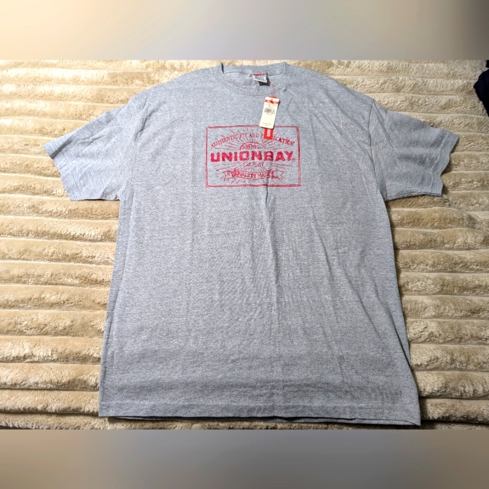 Unionbay NWT Vintage 90's Gray T-Shirt Size L